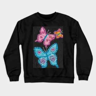 colorful butterflies  art Crewneck Sweatshirt